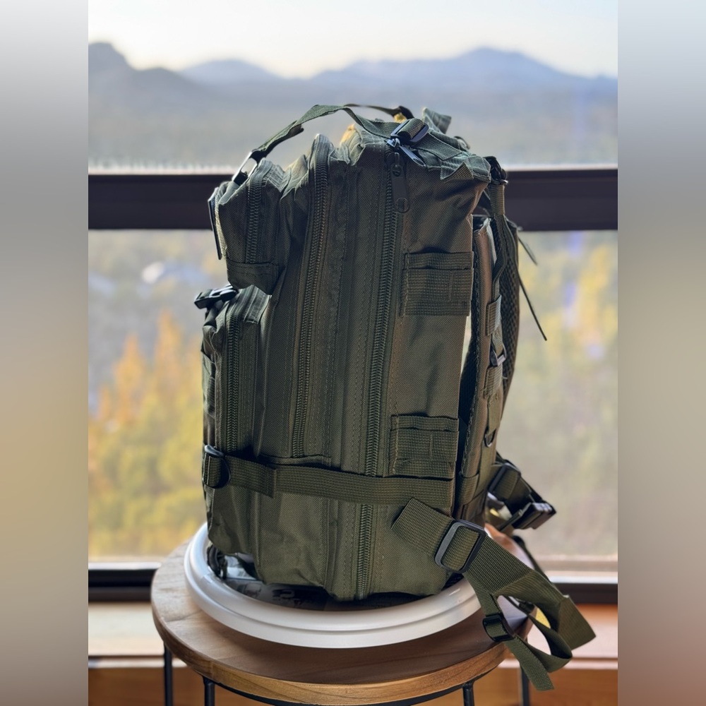 Olive Green Tactical Backpack - image 5